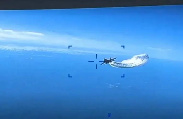 A Pentagon közzétett egy videót, ami állítólag a drón incidenst mutatja (videó)