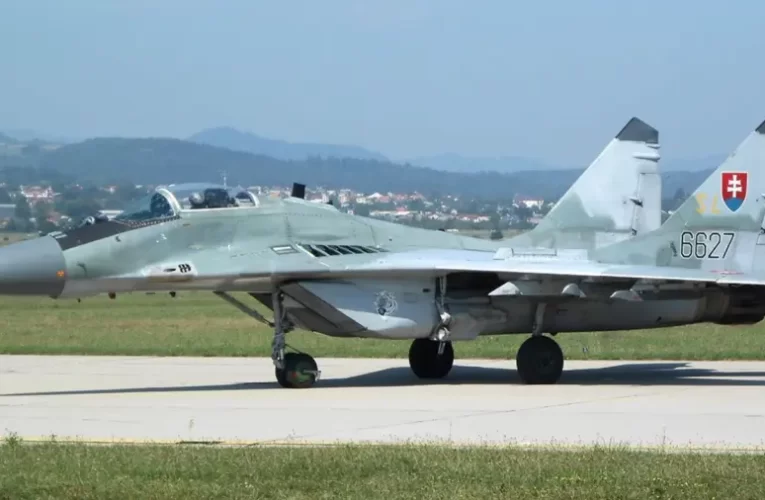 Szlovákia már az összes MiG-29-es vadászgépét átadta Ukrajnának