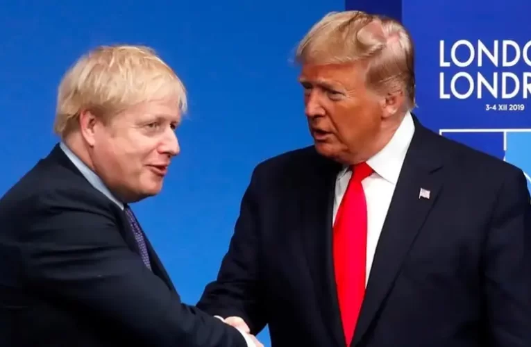 Boris Johnson megpróbálta rábeszélni Trumpot, hogy támogassa Ukrajnát