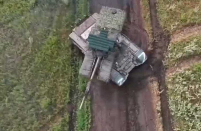 Tankszörnyeteget videóztak Oroszországban – nem tudjuk, mi ez