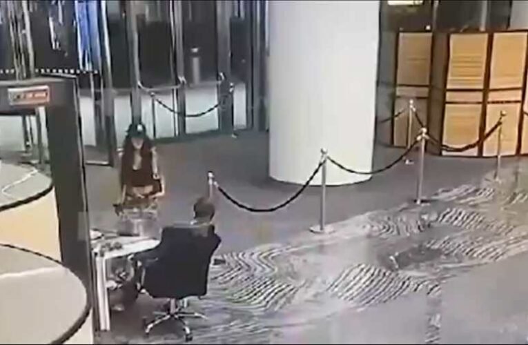 Így csapódott be a lezuhanó ukrán drón a moszkvai pénzügyi negyedbe (videó)