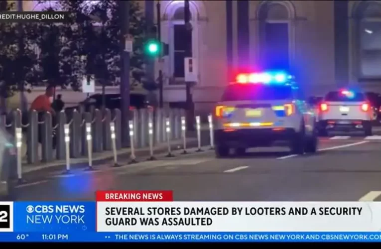 Összeomló társadalom: Philadelphia üzleteiben emberhez hasonló kétlábúak fosztogattak (videó)