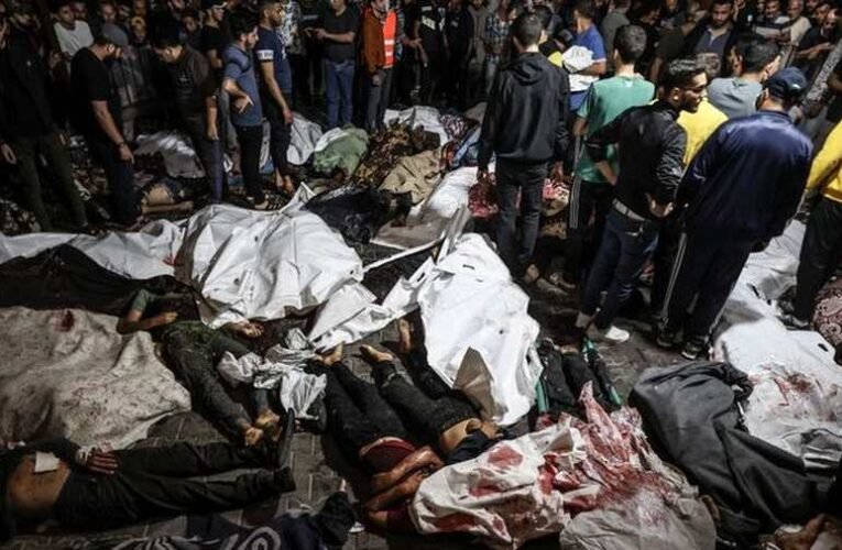 Tragédia: Gázában több százan haltak meg egy kórházi robbanásban