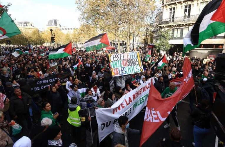 Brüsszelben ismét több ezren vonultak fel Palesztina mellett