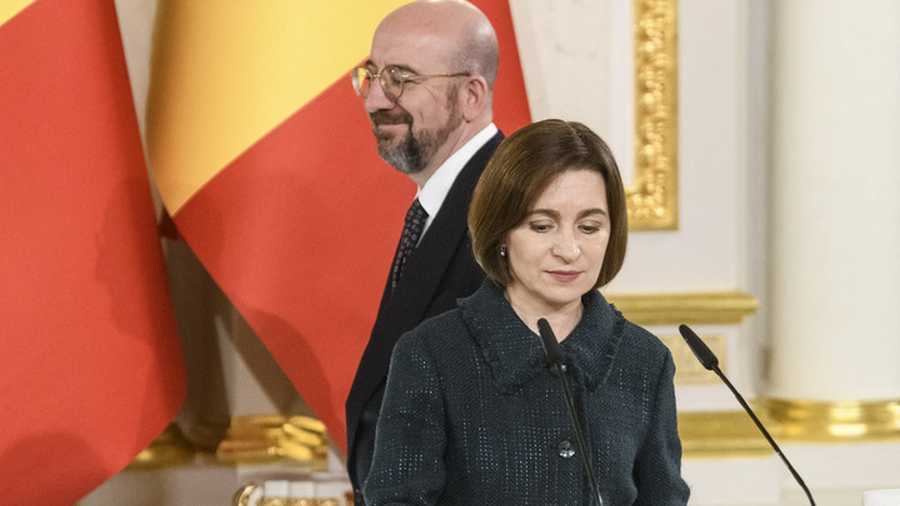 Kiemelt képen: Charles Michel , az Európai Tanács elnöke és Maria Sandu Moldova államfője. Az EU átgondolta, hogy milyen következményekkel járhat Moldova uniós csatlakozása? / Fotó: Maxym Marusenko / NurPhoto / NurPhoto via AFP