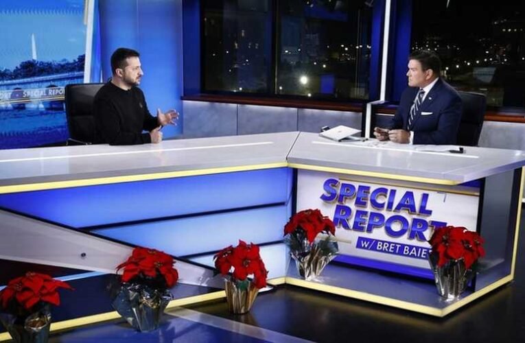 Zelenszkij a Fox News nézőit kábította a fronthelyzetről