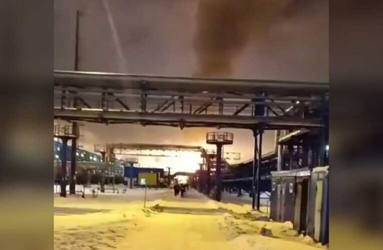 Dróntámadás érte a Szentpétervár melletti gázterminált (videó)