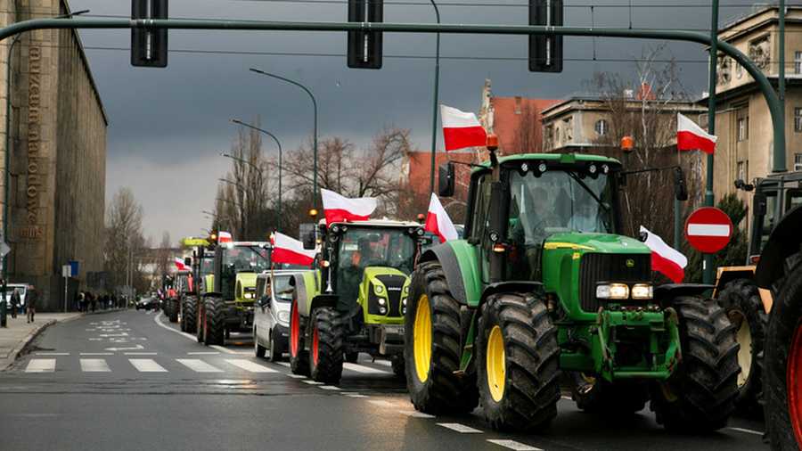 Nationwide Farmers’ Protest In Krakow