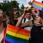 LMBTQ - A pride felvonulás résztvevői a fővárosi Városligeti fasorban 2018. július 7-én (Fotó: MTI/Mónus Márton)