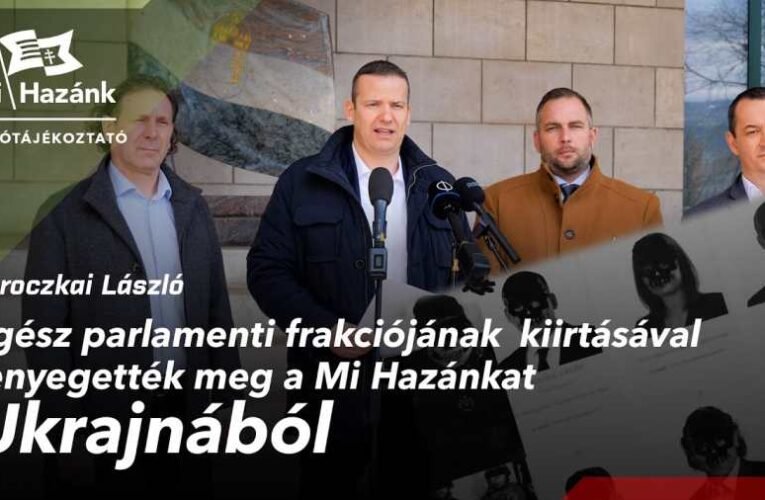„Mindenhol ott vagyunk; meg fognak ölni titeket” – halálosan megfenyegették a Mi Hazánkat Ukrajnából (videó)