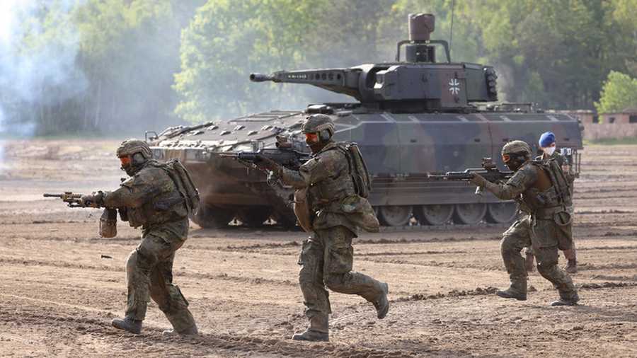 Bundeswehr_nemet katonak gyakorlat kozben