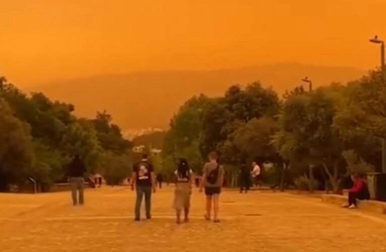 Görögországot szinte megfojtotta a szaharai homokvihar (videó)