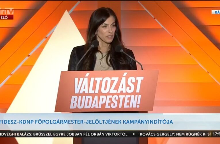 Budapest-tervet hirdetett Szentkirályi Alexandra (videó)