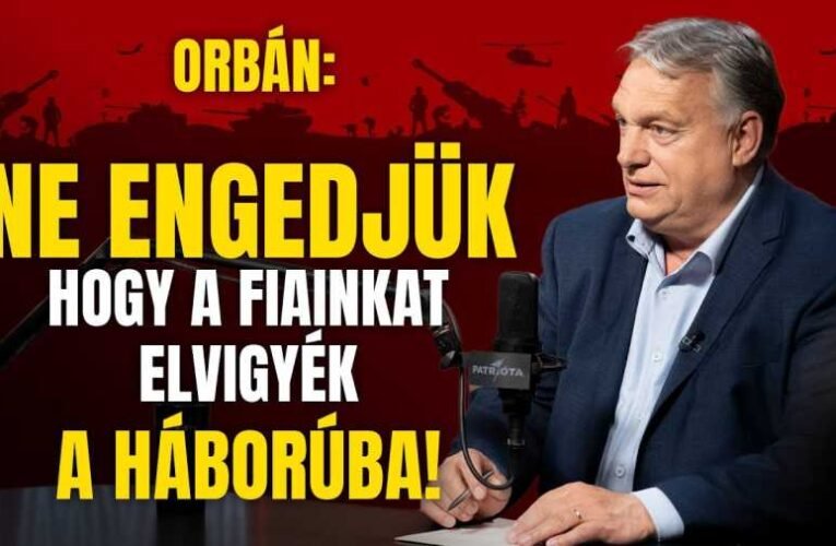Bevezényelnék a magyar fiatalokat a kötelező EU-s hadseregbe, aztán eldöntenék, hová küldjék őket bevetésre – Orbán reagált
