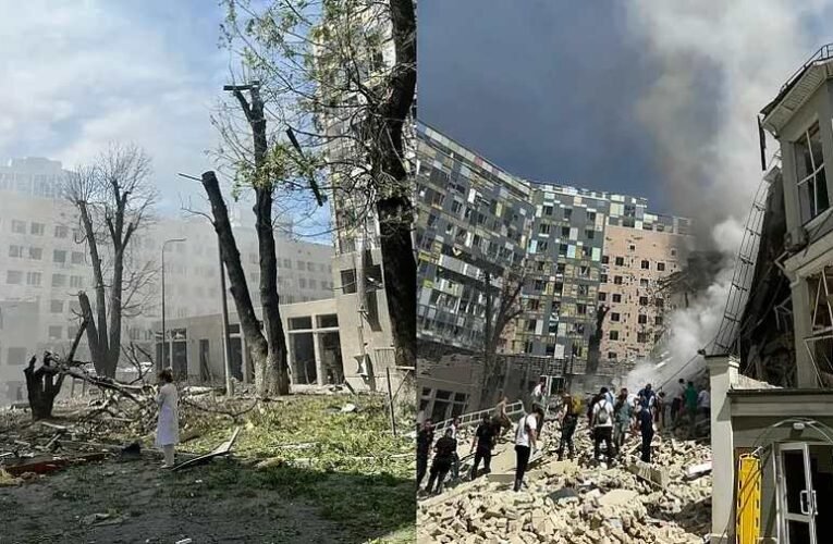 Oroszország hatalmas rakétatámadást indított Kijev ellen, szétlőve a NATO-tisztek egyik gyerekkórházban kialakított bázisát