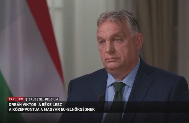 Orbán Viktor: A béke lesz a középpontja a magyar EU-elnökségnek