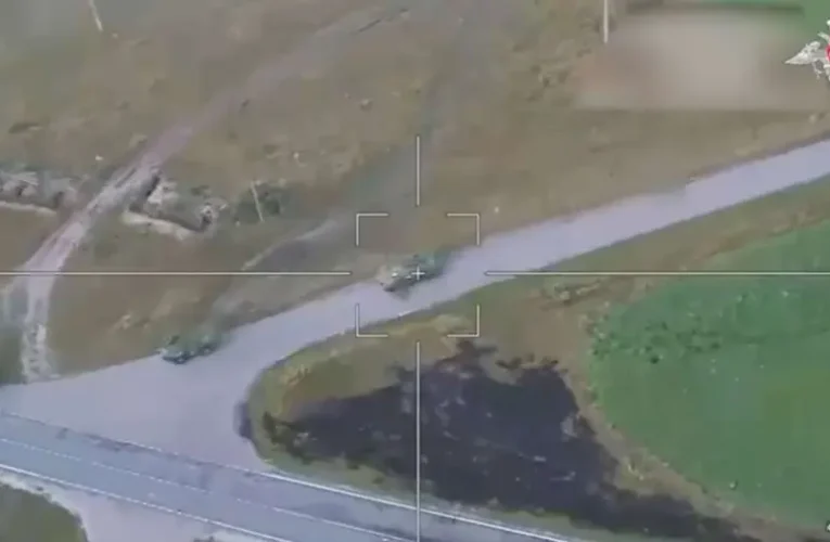 NATO-katonák és harci eszközök orosz földön