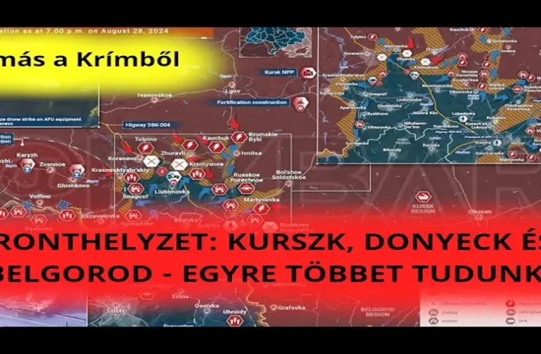 Tamás a Krímből: Fronthelyzet 2024. augusztus 29-én (videó)