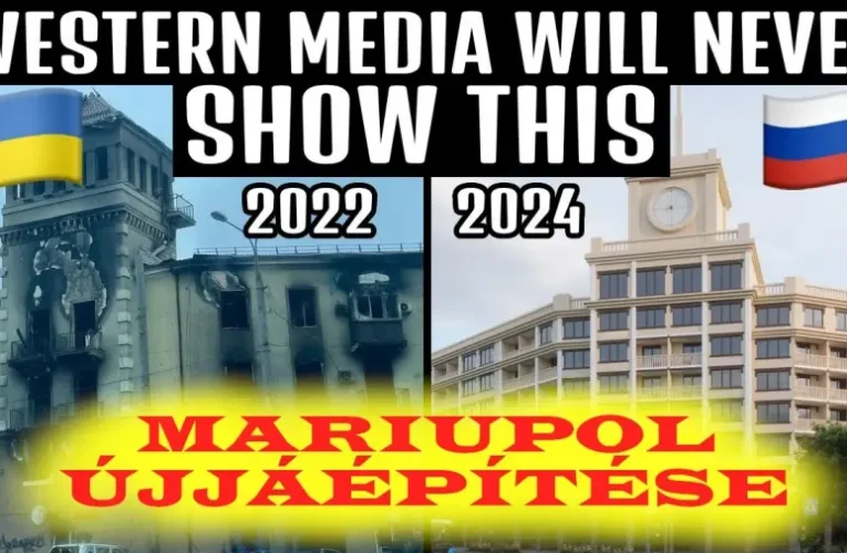Újjáépítették Mariupolt az oroszok: ilyen volt, ilyen lett!
