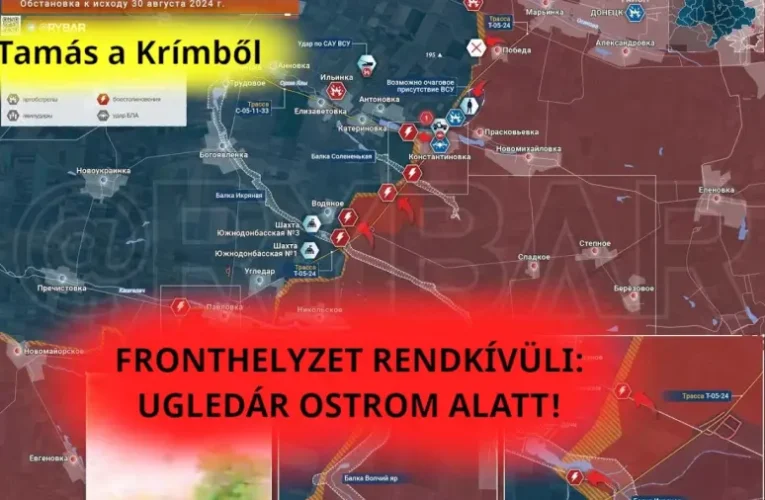 ❗Tamás a Krímből: Frontálisan megostromolta Ugledart az orosz hadsereg❗