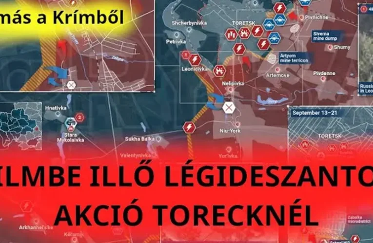 Tamás a Krímből: Gyors orosz előretörés Torecktől délre