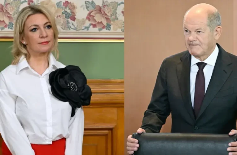 Északi Áramlat: Zaharova élesen reagált Scholz szavaira