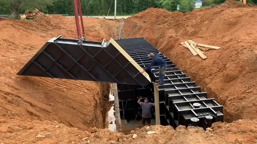 Kiemelt képen: bunker épül valahol az USA-ban / Fotó: YouTube/printscreen
