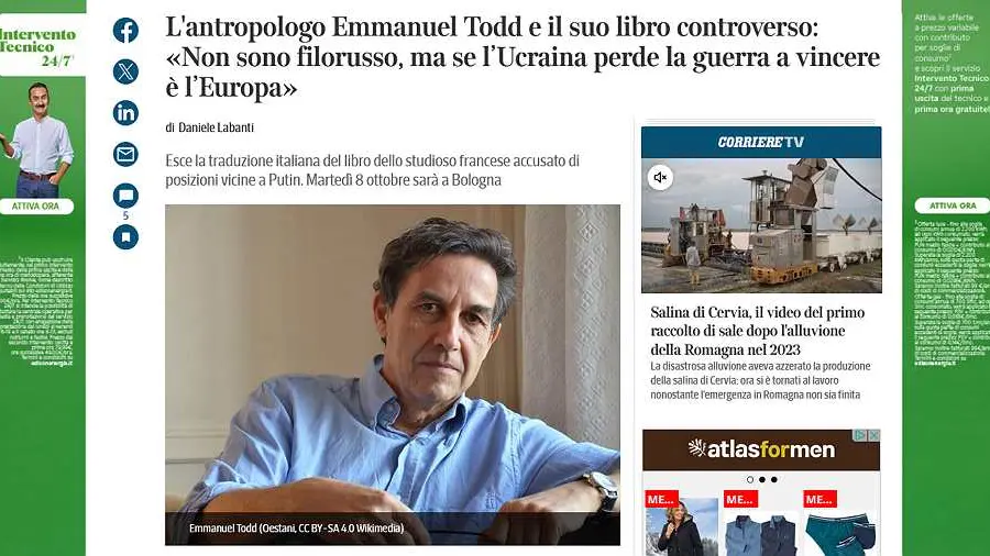 Kiemelt kép: képernyőfotó / Corriere di Bologna