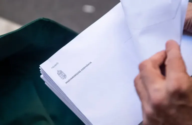 Mától indul a nemzeti konzultáció kérdőíveinek kézbesítése