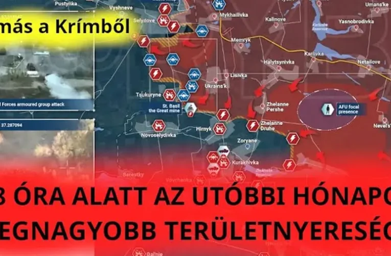 Tamás a Krímből: Pokrovszknál megingott az ukrán védelem, alaszkai légirandevú