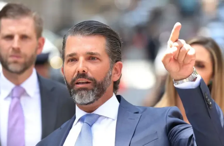 Donald Trump fia megküldte a selyemzsinórt David Pressmannek