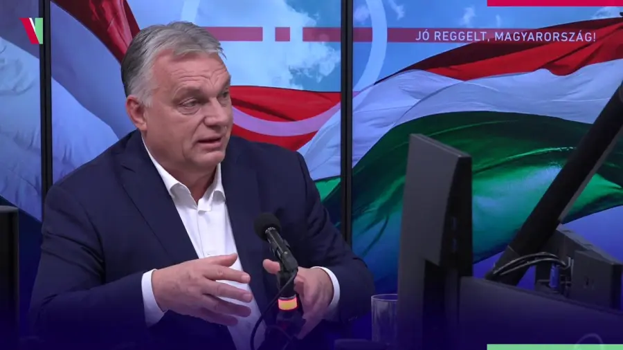 Kiemelt képen: Orbán Viktor miniszterelnök a Kossuth Rádió "Jó reggelt Magyarország" c. műsorában 2024. november 15-én reggel / Fotó: printscreen