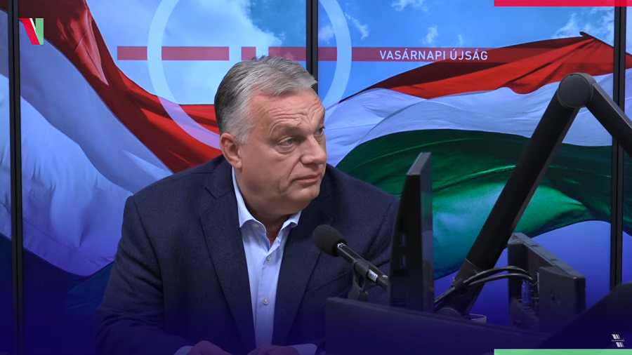 Kiemelt képen: Orbán Viktor miniszterelnök a Magyar Rádió Vasárnapi Újság című műsorában 2024. november 3-án / Fotó: Printscreen