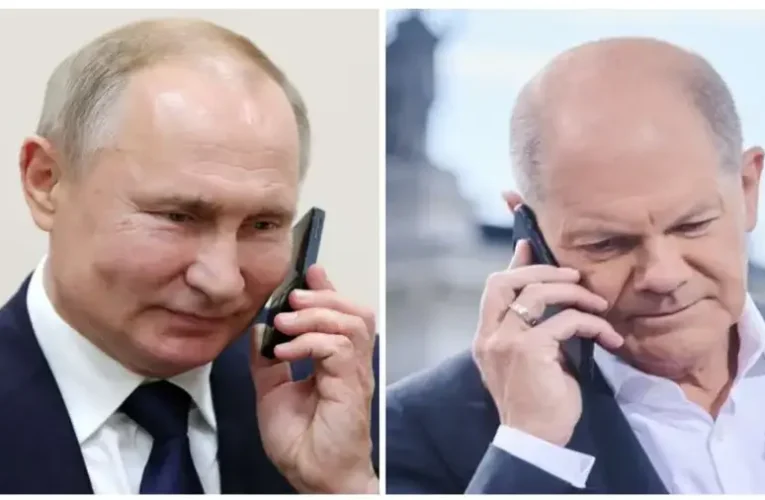 Scholz az orosz csapatok kivonására szólította fel Putyint Ukrajnából