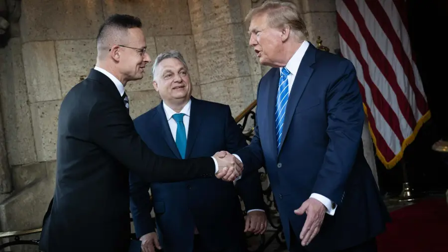 Kiemelt képen: Szijjártó Péter, Orbán Viktor és Donald Trump / Fotó: facebook