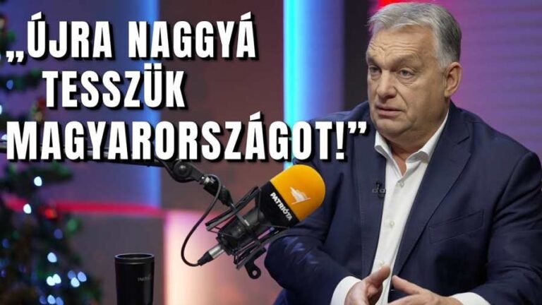 Kiemelt kép: Orbán Viktor miniszterelnök a Patrióta YouTube csatornán nyilatkozik / Fotó: Patrióta