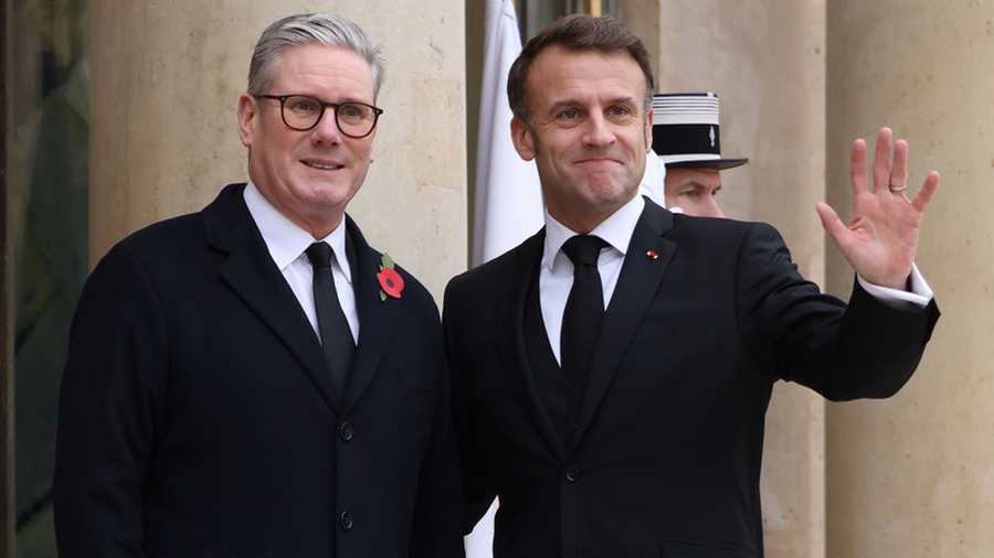 Kiemelt képen: Keir Starmer brit miniszterelnök és Emmanuel Macron francia elnök. © Pierre Suu / Getty Images