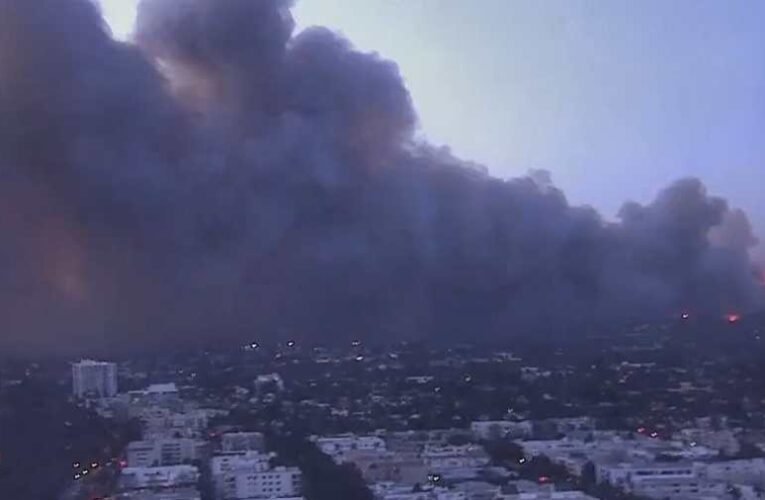 Hatalmas tűz pusztít Los Angelesben, veszélyben több világsztár otthona (videó)