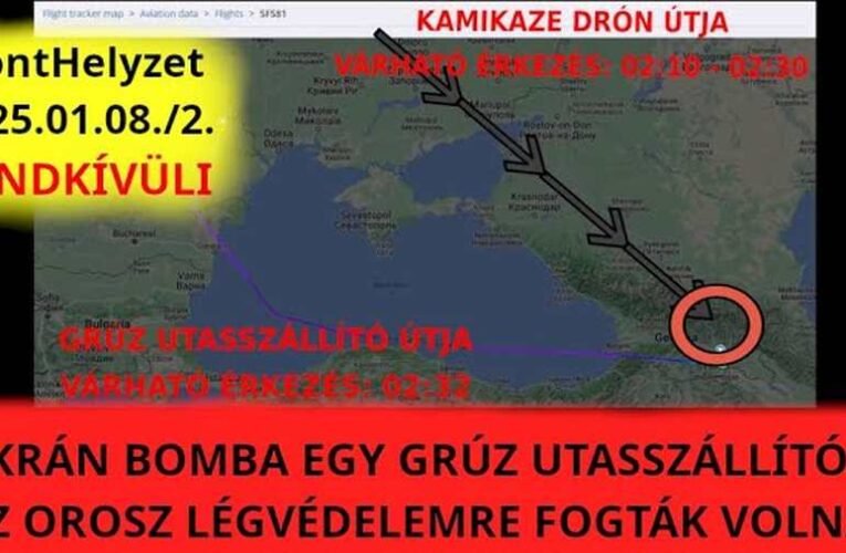 Tamás a Krímből: Az ukránok egy grúz utasszállító gépet akartak felrobbantani