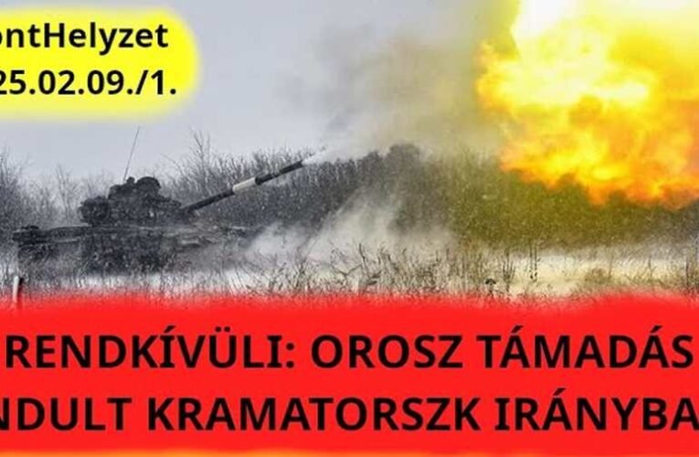 Szétlőtték Kramatorszk energetikai infrastruktúráját