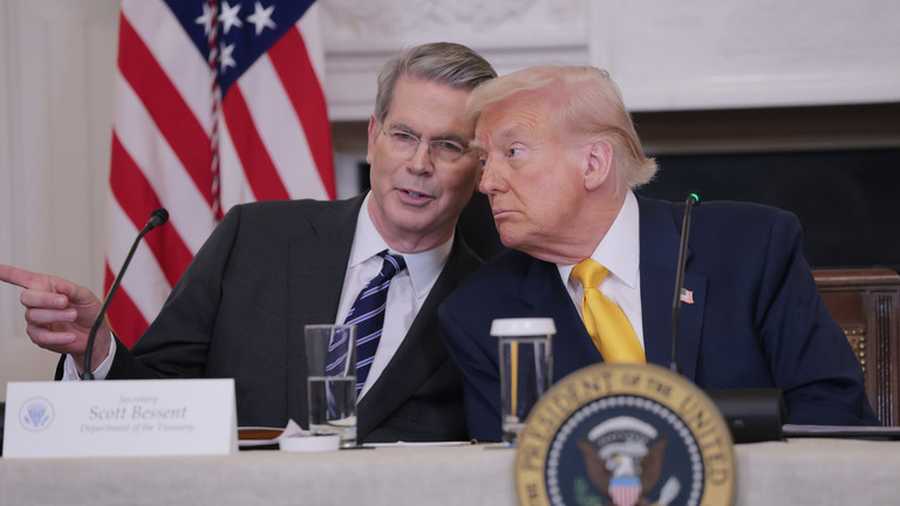 Kiemelt képen: Scott Bessent amerikai pénzügyminiszter és Donald Trump amerikai elnök. © Getty Images / Anna Moneymaker