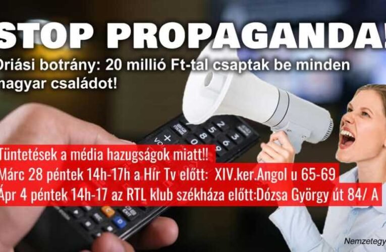 Mert a Hír Tv is hallgat egy sor fontos – a magyarság számára életbevágó – ügyről