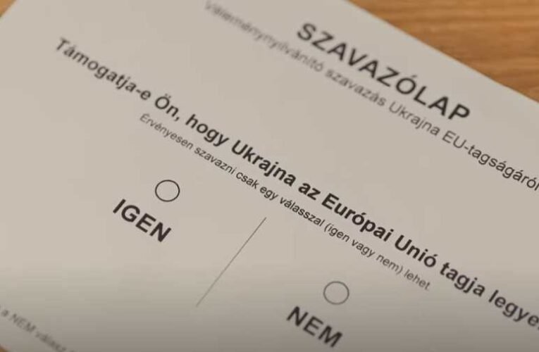 Elkészült az Ukrajna EU-tagságáról szóló voksolás szavazólapja