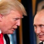 Kiemelt kép: Vlagyimir Putyin orosz elnök (b2) és Donald Trump amerikai elnök beszélget, mialatt csoportképkészítéshez állnak fel az Ázsiai és Csendes-óceáni Gazdasági Együttműködés (APEC) szervezete 25. csúcstalálkozóján a vietnami Danangban 2017. november 11-én (MTI/AP/Reuters pool/Jorge Silva)