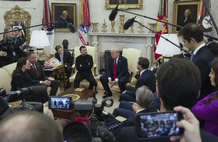 Zelenszkij összeomlása az Ovális Irodában (videó)