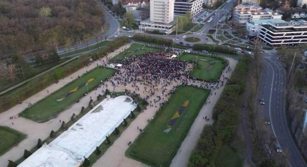 A Debreceni Fidelitas légifotója (Forrás Debreceni Fidelitas Facebook oldal)