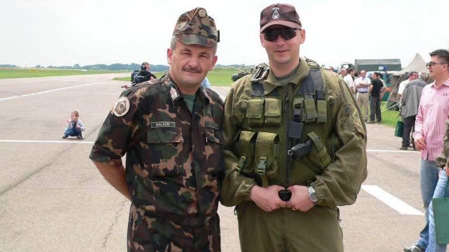 Kiemelt képen: Balázsi Zoltán alezredes és Ruszin-Szendi Romulusz / Fotó: Magyar Peter facebook oldala