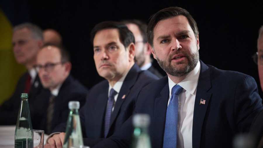 Kiemelt kép: Marco Rubio és J. D. Vance szerint az AfD üldözése nem demokrácia, hanem zsarnokság (Fotó: AFP)