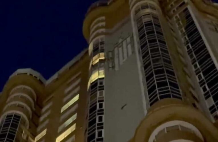 Ukrán drónok laképületeket támadtak az éjszaka folyamán Moszkvában (videó)