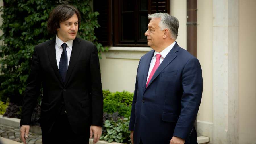 Kiemelt képen: Orbán Viktor miniszterelnök fogadja Irakli Kobakhidze georgiai kormányfőt (Fotó: MTI/Miniszterelnöki Kommunikációs Főosztály/Fischer Zoltán)